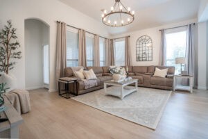 Modern living room flooring | All American Flooring